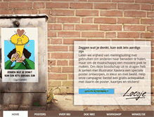 Tablet Screenshot of loesje.nl